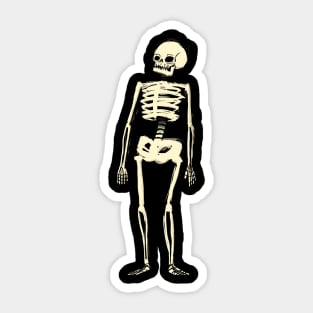 Skeleton pose Sticker